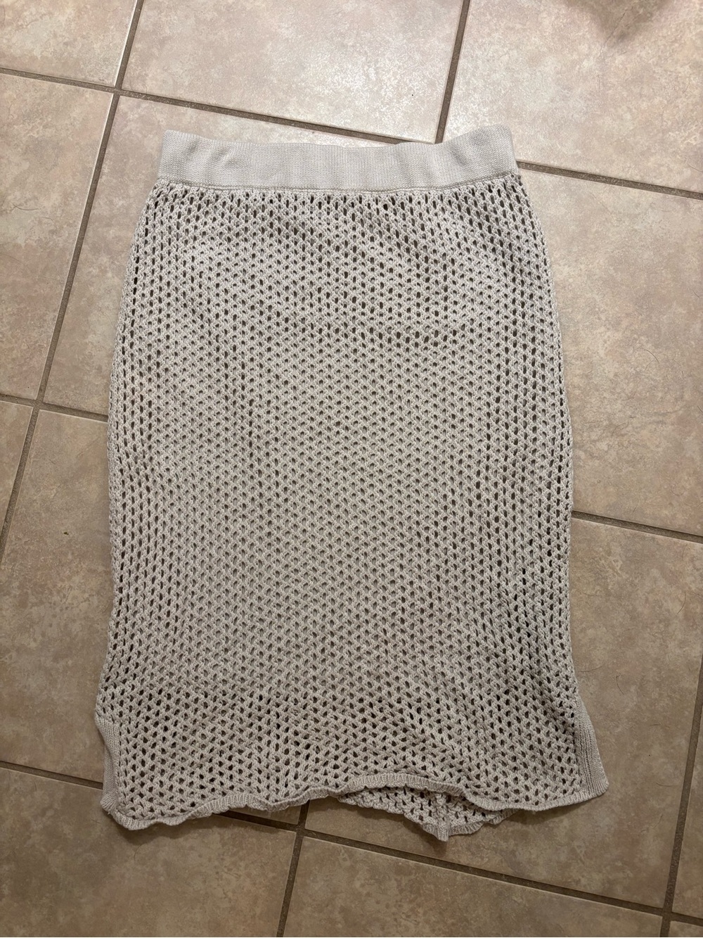 Nine West Tan Midi Skirt